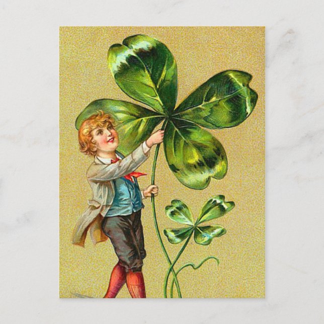 Clover St. Patrick's Day Postcards (Front)