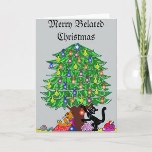 Clover the Cat's Christmas Holiday Card