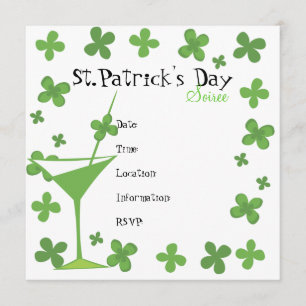 Clover-Tini Invitation