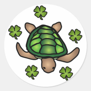 Clover & Turtle Sticker