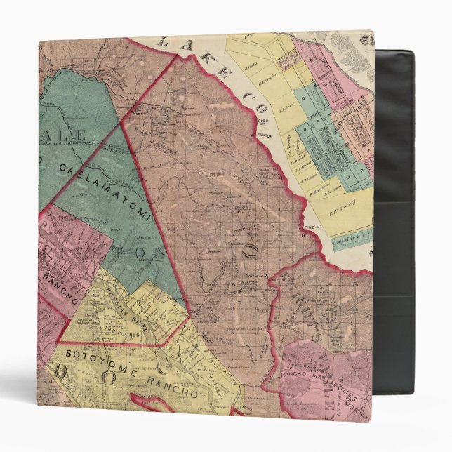 Cloverdale, Washington, Mendocino Binder (Front/Inside)