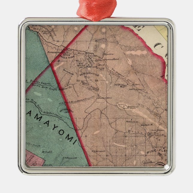 Cloverdale, Washington, Mendocino Metal Ornament (Front)