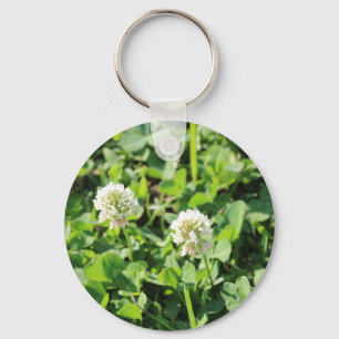 Clovers and Flowers Keychain