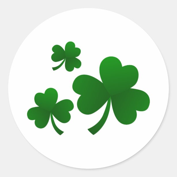 Clover Leaf Stickers Zazzle CA