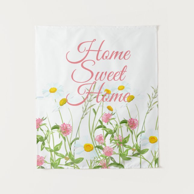 Clovers & Daisies Tapestry (Front)