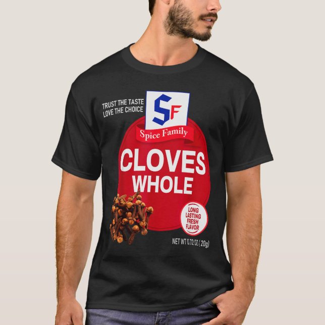 Cloves Whole Halloween Sce Costume Group Matching  T-Shirt (Front)