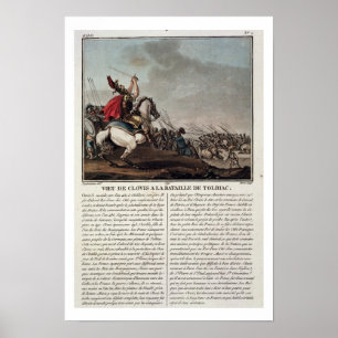 Clovis I (c.466-511) at the Battle of Tolbiac, 496 Poster