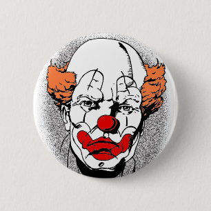 Clown 2 Inch Round Button