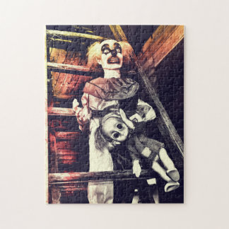 Clown and Creepy Doll Jigsaw Puzzle
