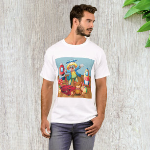 Clown And Toys Mens T-Shirt