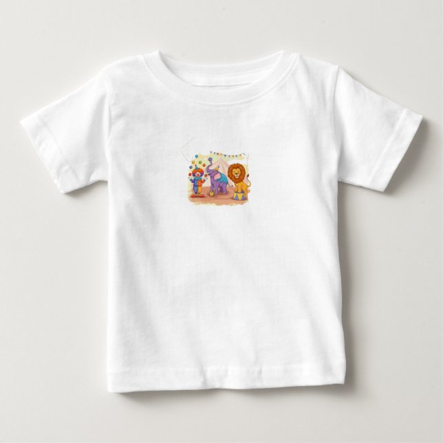 Clown & Animal Circus Tee shirts design 🎨🎭 (Front)