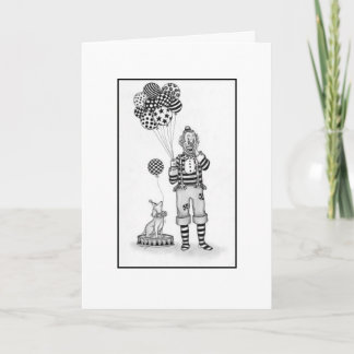 Clown Birthday Card