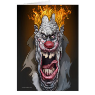 clown brûlant