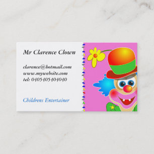 Clown Business Card