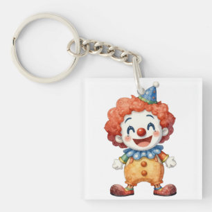 Clown Circus Humour Keychain