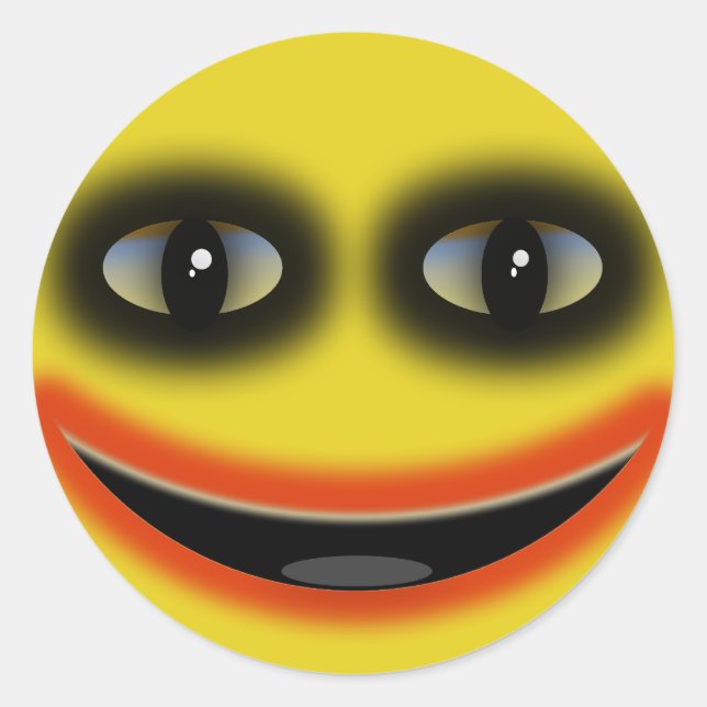 Clown Classic Round Sticker (Front)