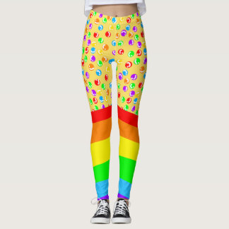 Clown Core and Rainbow Leggings