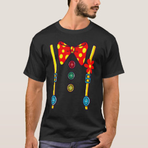 Clown Costume Halloween Vintage Girls Boys Women M T-Shirt