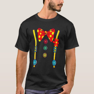 Clown Costume Halloween Vintage Girls Boys Women M T-Shirt