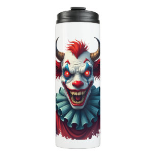 Clown Cow of Terror Thermal Tumbler