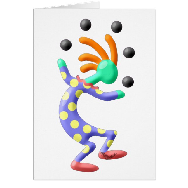 Clown de Kokopelli (Devant)