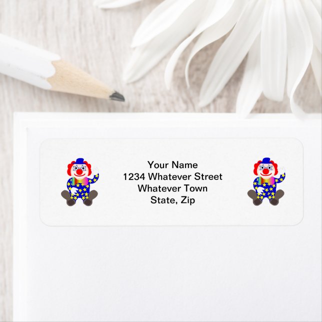 Clown Design Return Address (Insitu)