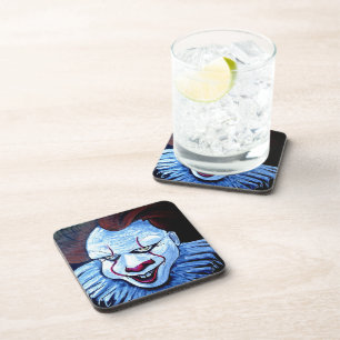 Clown:Evil Beverage Coaster