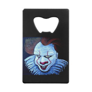 Clown:Evil Credit Card Bottle Opener