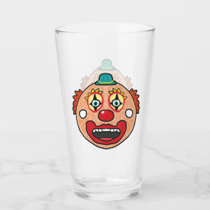 Clown Face Glass