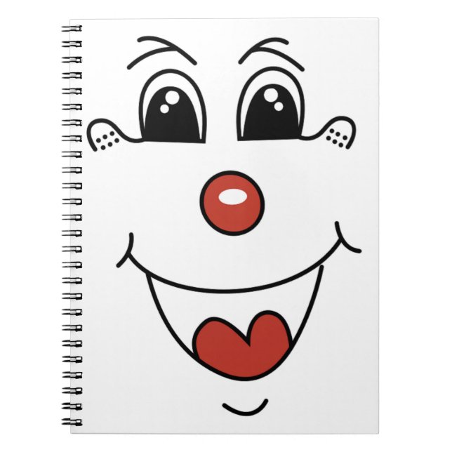 CLOWN FACE NOTEBOOK (Front)