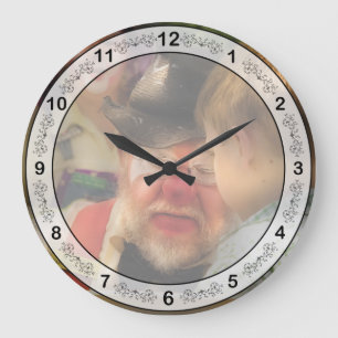 Clown - Face Painting Large Clock
