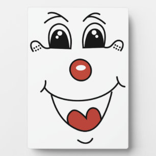 CLOWN FACE PLAQUE