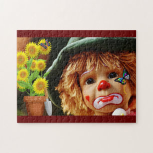 Clown face triste joyeuse Puzzle