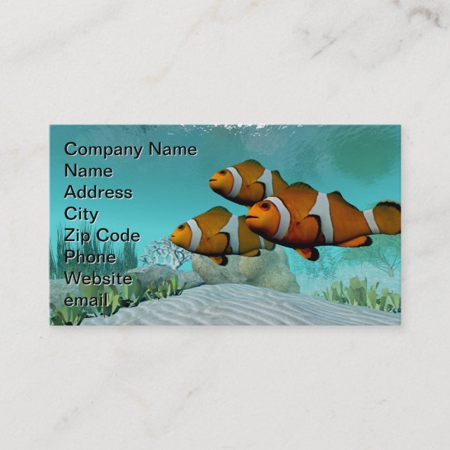 Clown Fish Business Card (Front)