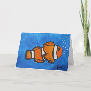 Clown Fish by Joel Anderson Card