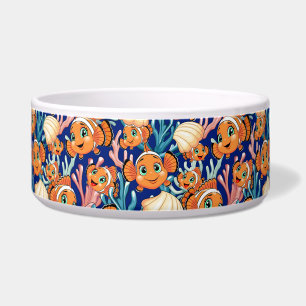 Clown fish Cartoon cute Family Underwater