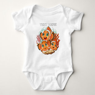 Clown fish Cartoon cute Family Underwater Baby Bodysuit