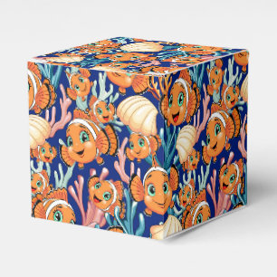 Clown fish Cartoon cute Family Underwater Favor Box
