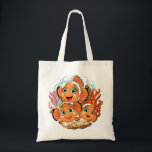 Clown fish Cartoon cute Family Underwater Tote Bag<br><div class="desc">Cute and Joyful little Clownfish Cartoon Characters swimming together on underwater Coral Reef Background. Original Vector Illustration Copyright BluedarkArt.</div>