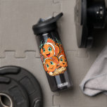 Clown fish Cartoon cute Family Underwater Water Bottle<br><div class="desc">Cute and Joyful little Clownfish Cartoon Characters swimming together on underwater Coral Reef Background. Original Vector Illustration Copyright BluedarkArt.</div>