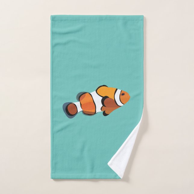 Clown Fish  Hand Towel (Hand Towel)