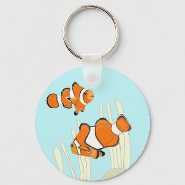 Clown Fish Keychain (Front)