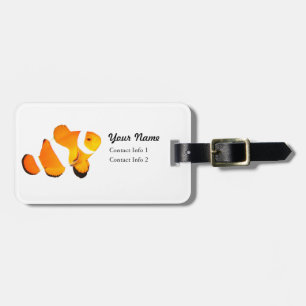 Clown Fish Luggage Tag