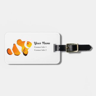 Clown Fish Luggage Tag