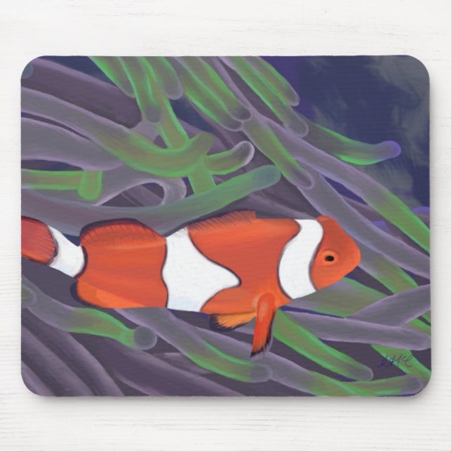 clown fish mouse pad (Front)
