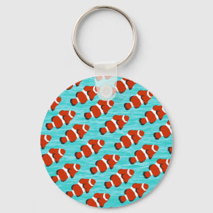 Clown fish pattern keychain
