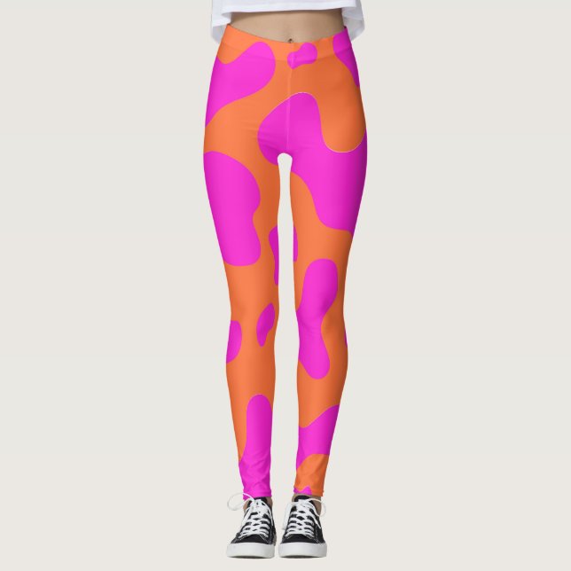 Clown Fish Wild Animal Pattern Leggings (Front)