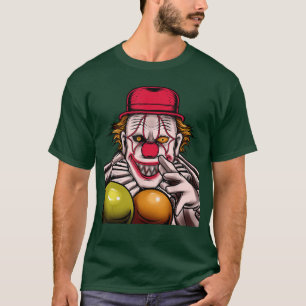 Clown Horror Halloween funny retro T-Shirt