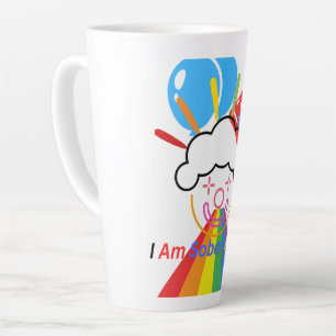 Clown : I am sober again Latte Mug