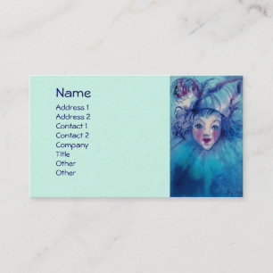 CLOWN IN BLUE BUSINESS CARD